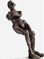 Agnes Keil, die letzten Schritte, 2005, Höhe 10cm